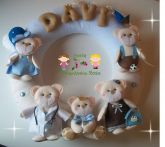 Guirlanda Familia de Ursinhos Davi