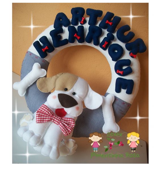 Guirlanda cachorrinho Arthur Henrique